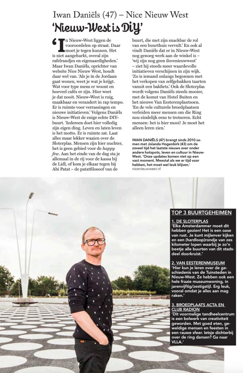 Nice Nieuw West (@nicenieuwwest) on Twitter photo De #Uitkrant is uit! Inclusief Nice #Nieuwwest @ACTAgebouw <a href="/Radionamsterdam/">RADION</a> <a href="/Vlla/">vella t.sunny</a> <a href="/Nieuwwest/">Stadsdeel Nieuw-West</a> @Eesterenmuseum <a href="/Sloterpark/">Sloterplas</a> <a href="/IwanDaniels/">Iwan Daniëls</a> De #Uitkrant is uit! Inclusief Nice #Nieuwwest @ACTAgebouw <a href="/Radionamsterdam/">RADION</a> <a href="/Vlla/">vella t.sunny</a> <a href="/Nieuwwest/">Stadsdeel Nieuw-West</a> @Eesterenmuseum <a href="/Sloterpark/">Sloterplas</a> <a href="/IwanDaniels/">Iwan Daniëls</a>