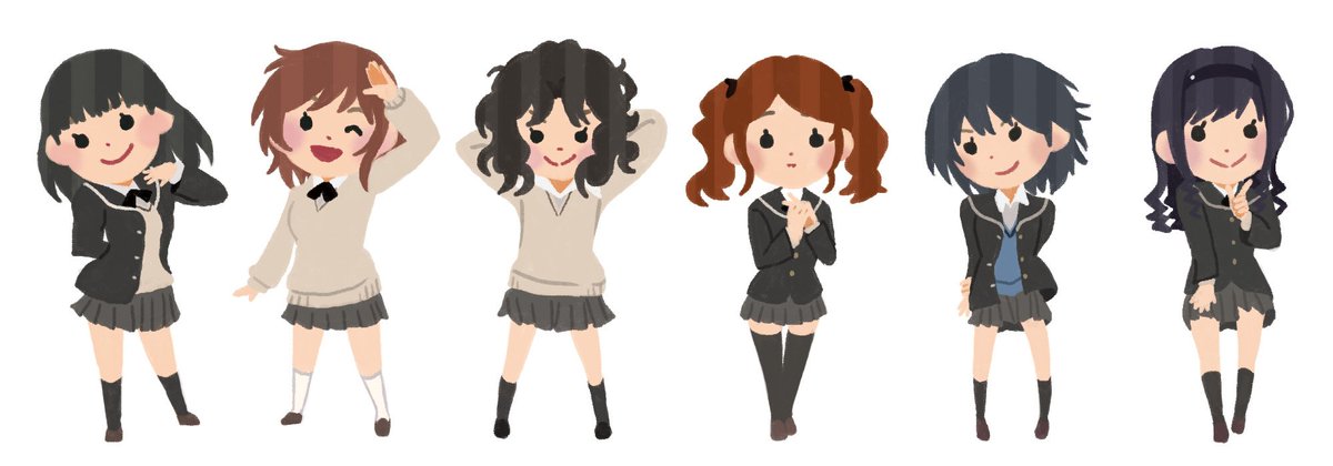才口オトウフ とある変態紳士が大好きな女の子たちのイラストです
