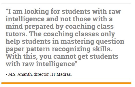 CollegeBol's tweet photo. Are IIT toppers the brightest men in India?
credits: @livemint #IIT #coaching #JEE2016 #Admissions #engineering https://t.co/rdIjxCJUNS https://t.co/9CYoP77XXW