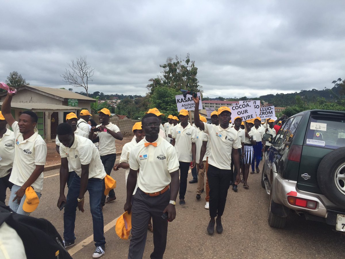 t_vanhelden's tweet photo. Launching #MASO Youth in Cocoa so much enthusiasm and energy! #CORIP @NLinGhana @Solidaridadnetw future of #sustainablecocoa https://t.co/sek1ftlIhV