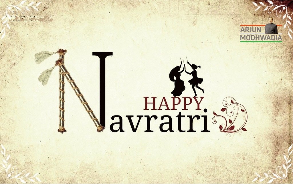 arjunmodhwadia's tweet image. These 9 holy days signify the power of divine over the evil forces! May the blessings of Goddess be bestowed upon you! 

#HappyNavratri