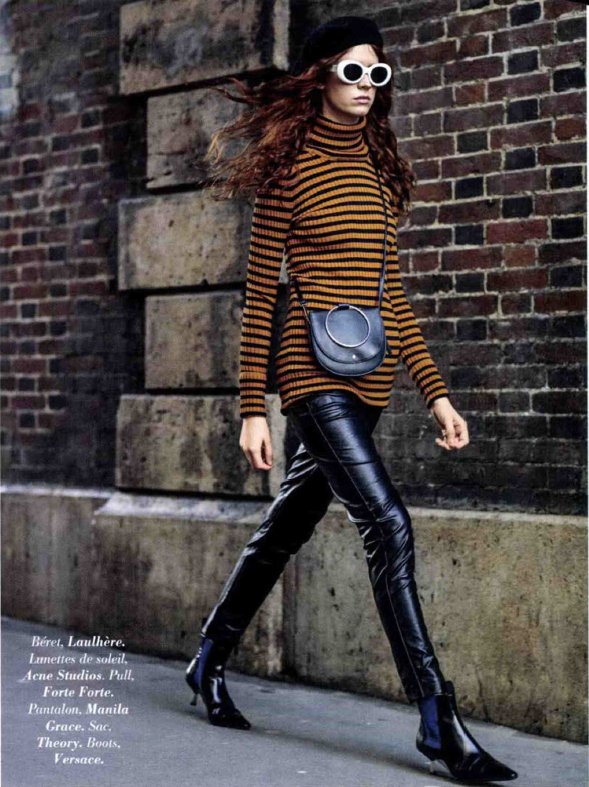 Lecture mode avec le dernier <a href="/GlamourParis/">Glamour Paris</a> et notre béret porté façon Streetstyle Londonien ! #VendrediLecture