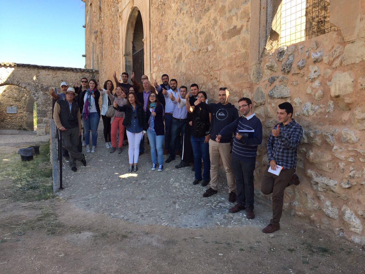 CEOEGuadalajara's tweet photo. #ViajeaLaAlcarria con medios especializados de @dipuguadalajara @CEOEGuadalajara #Monasteriomonsalud @monsaludercavic @NuevaAlcarria https://t.co/b3u0gWOhbO
