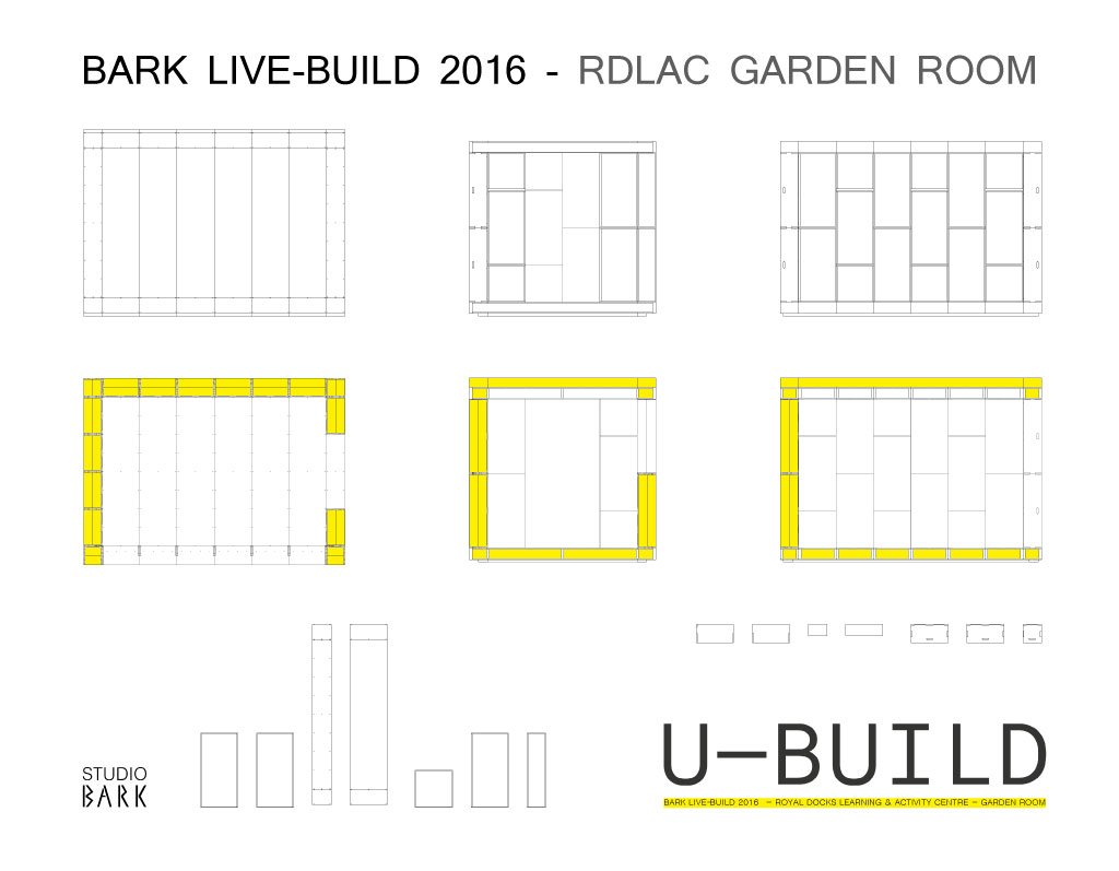 StudioBark's tweet photo. @TRADA @RIBA BARK LIVE-BUILD 2016 starts Monday @e16rdlac with @UEL_News #students #testing new @Ubuild_UK system https://t.co/vah6vjtur6 https://t.co/2HxHYn45bt