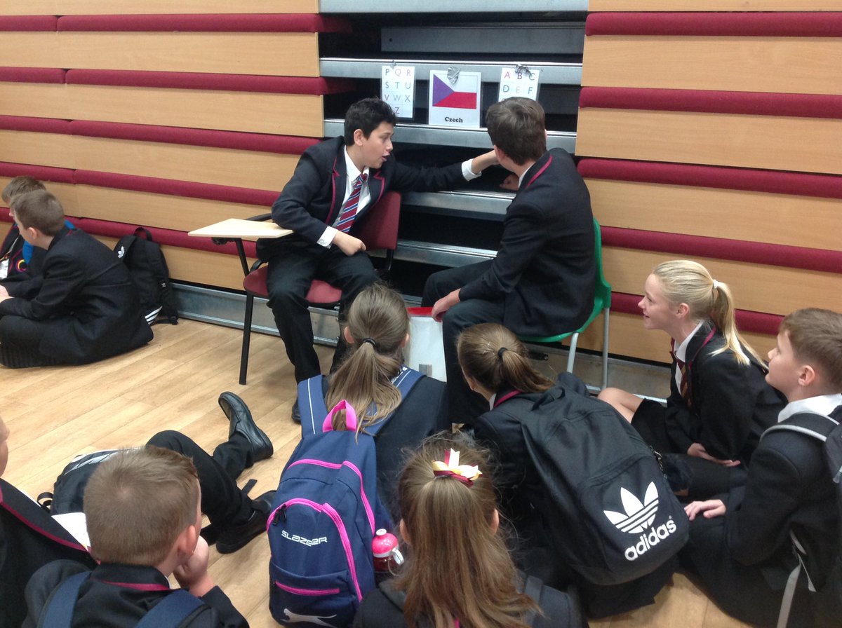 Year 7 learning Czech from our year 9s <a href="/BCAWarrington/">Beamont Collegiate Academy</a>