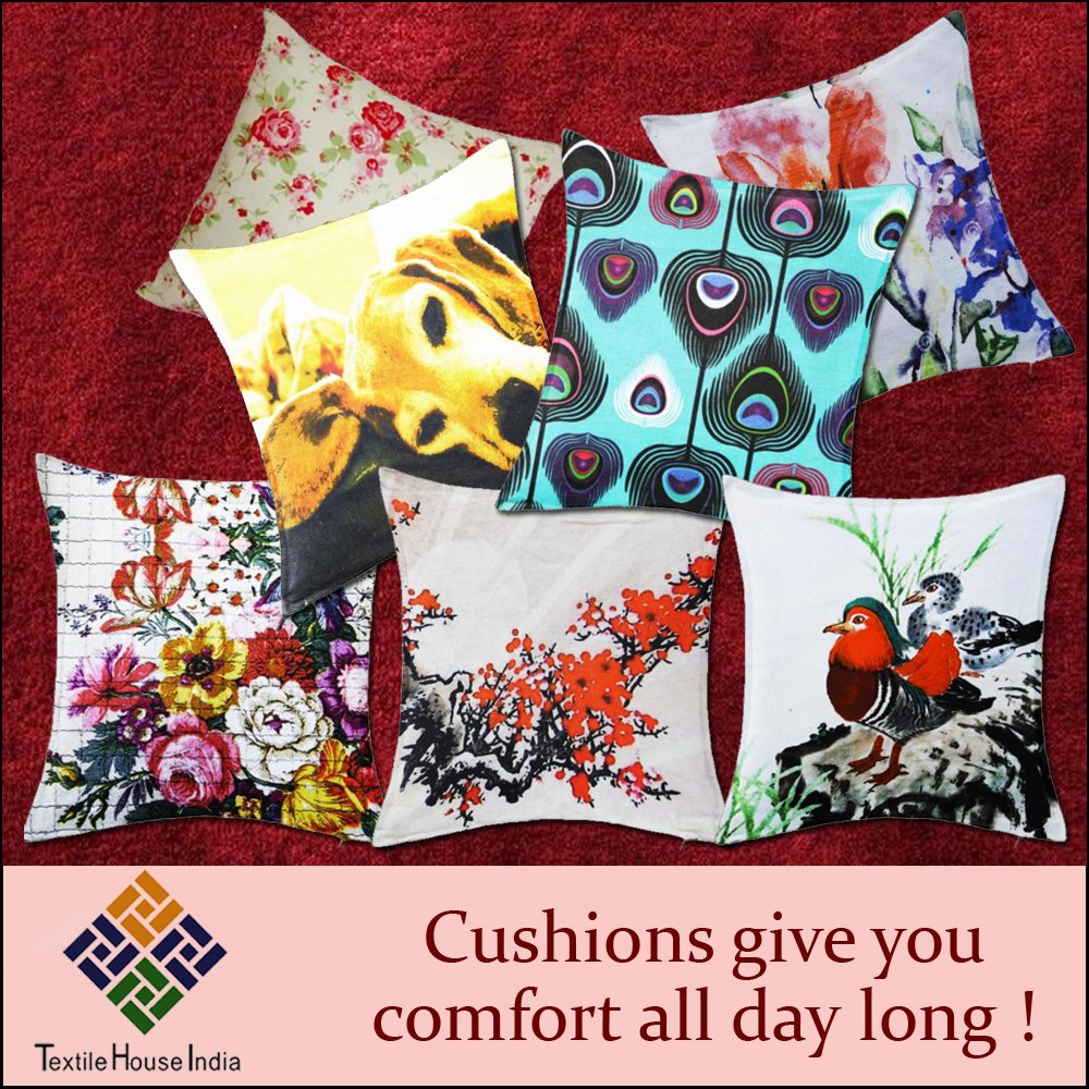 textilehousein's tweet photo. #Make yourself #relaxed with our wide range of #cushions to make you feel #comfortable at #textilehouseindia #panipat https://t.co/ey73wTjaHJ