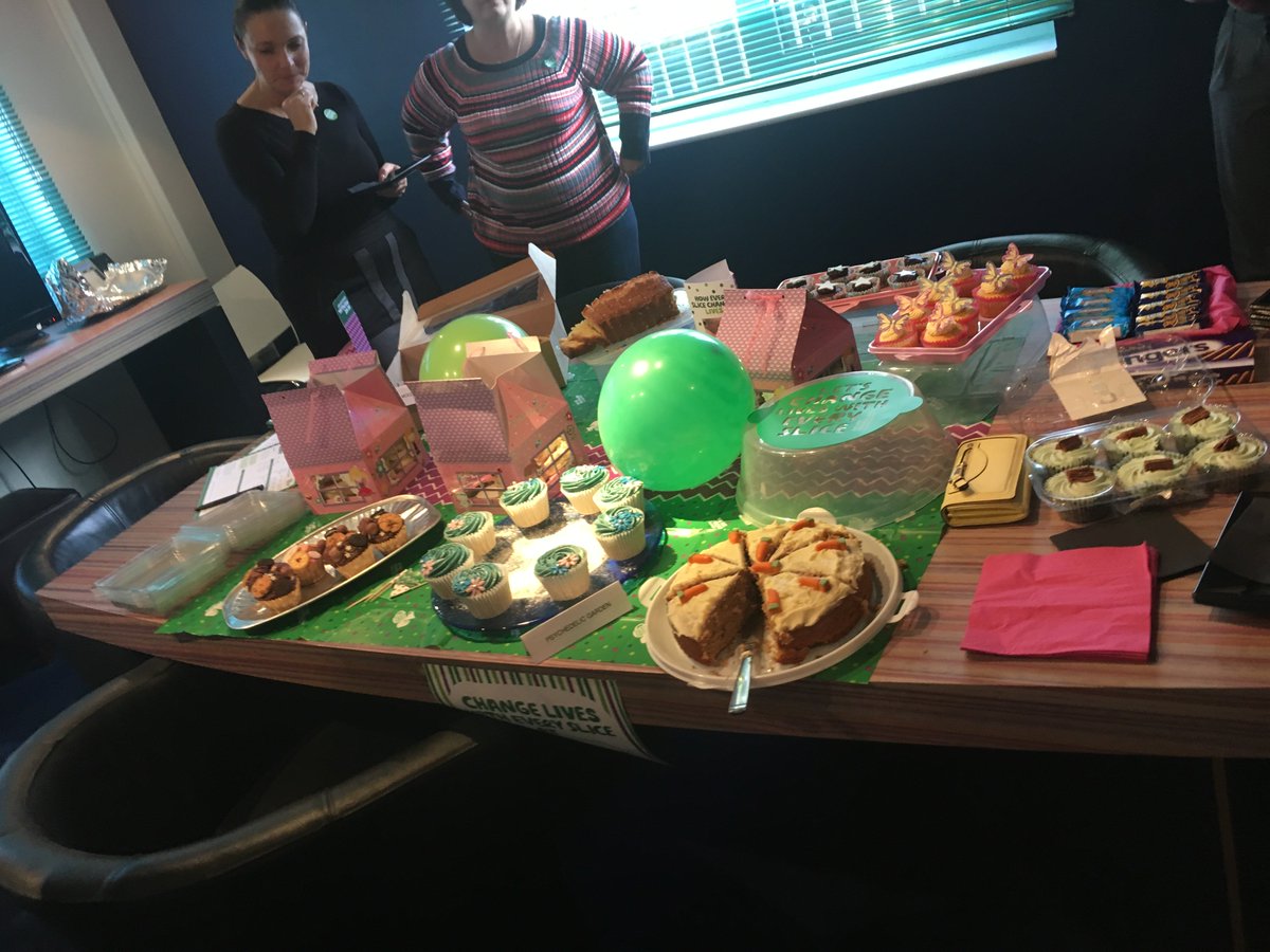Eating cakes &amp; supporting <a href="/macmillancancer/">Macmillan Cancer Support</a> and their #worldsbiggestcoffeemorning today at Sovereign! #happyfriday