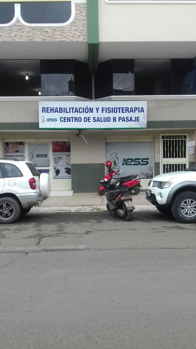 ArauzVice's tweet photo. [#Pasaje] CSB Pasaje cuenta con moderna área de Rehabilitación y Fisioterapia al servicio de sus afiliados atención personalizada #IESS https://t.co/fcsirx5xrw