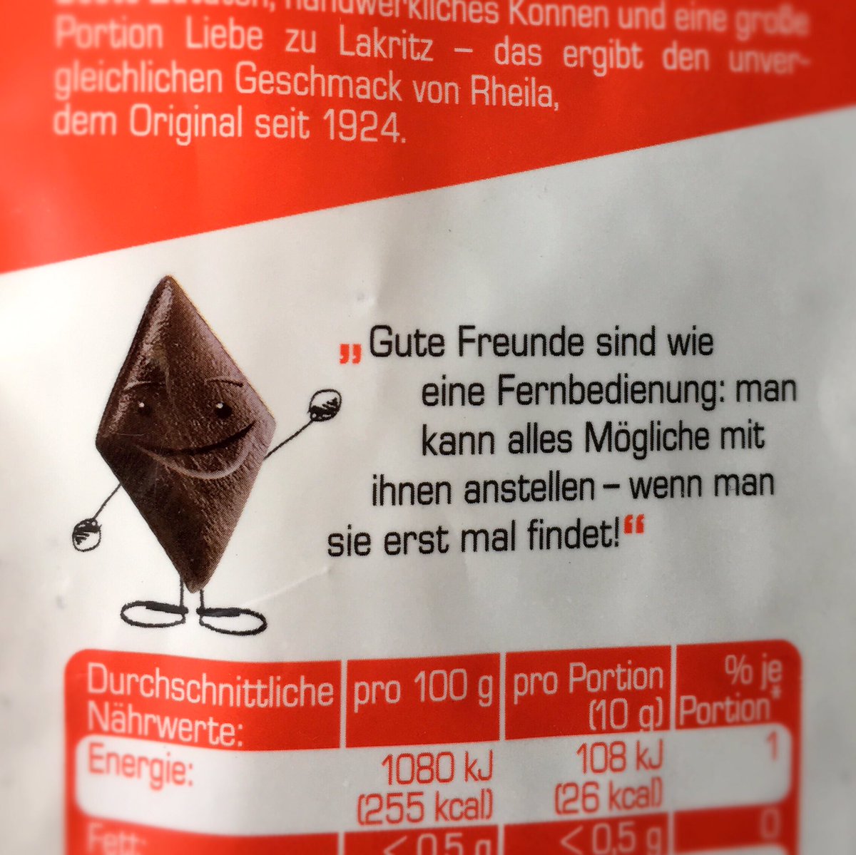 NatalieWeh's tweet photo. Weise Worte einer Salmiakpastille.. #wtf #dasismaleinvergleich https://t.co/i1jMNQDGIV