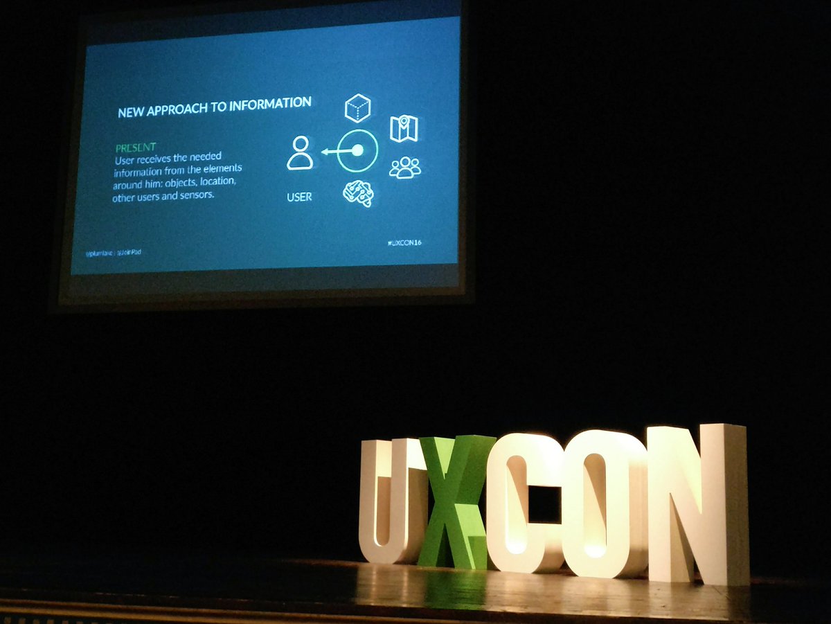 Joinpad's tweet photo. In the enterprise, new #ContextComputing ecosystem brings a new approach to #information, defining new experiences @plumfake #UXCON16 https://t.co/KW2tVrXPiT