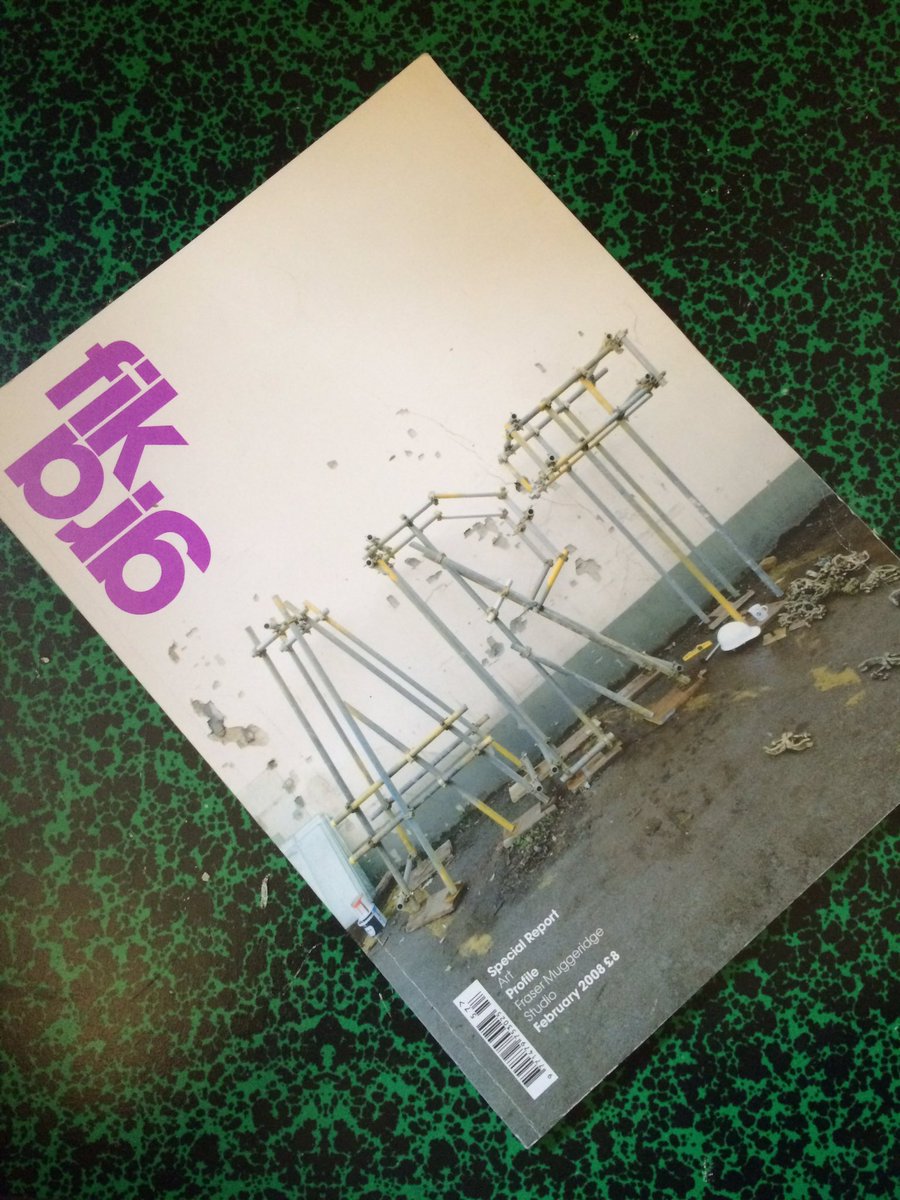 While in Paris... Found this gem on my shelf. 👻 <a href="/grafikmag/">Grafik.</a>