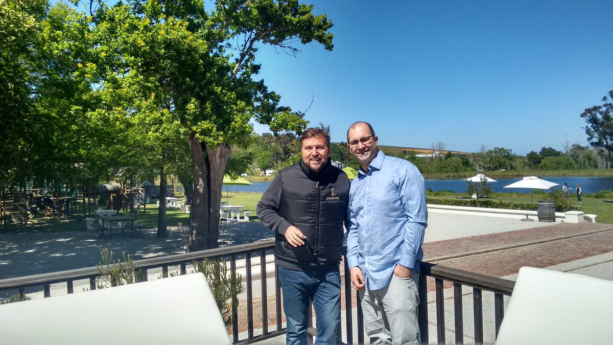 nialleech1's tweet photo. Thank you, Mike and the Warwick team, for the amazing hospitality! @WarwickWine  @HandfordWines https://t.co/gIWgpqTQ5j