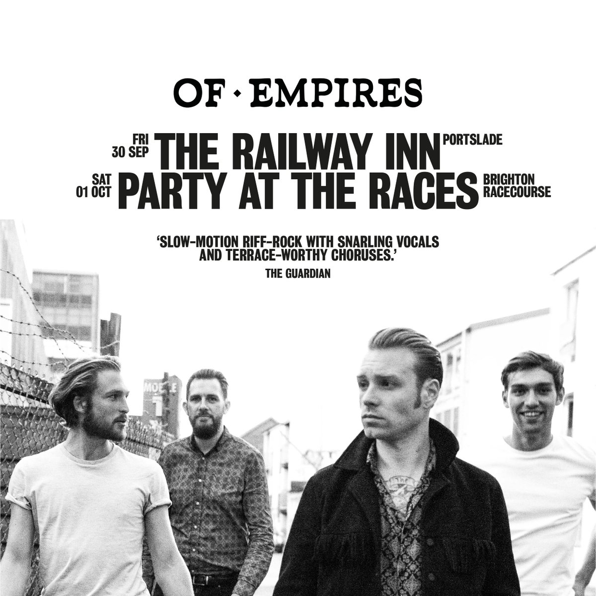 Big weekend starting tonight! We're playing a FREE show at The Railway Inn, Portslade tonight – O•E