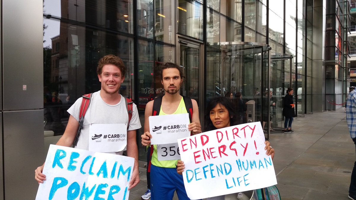 CarbonMarathon's tweet photo. Here are the offices of Arch Coal Sales, responsible for mountaintop removal in Appalachia, and MX Oil. https://t.co/TI1K493hlN