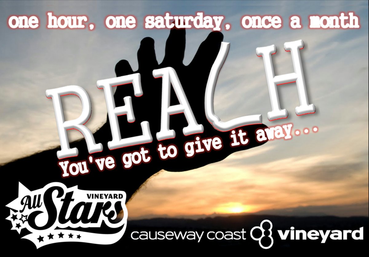 Daveypavey's tweet image. After the summer break REACH is back! Giving the love of Jesus away from 2-3pm tomorrow from New Row Venue #ccvkids #reach