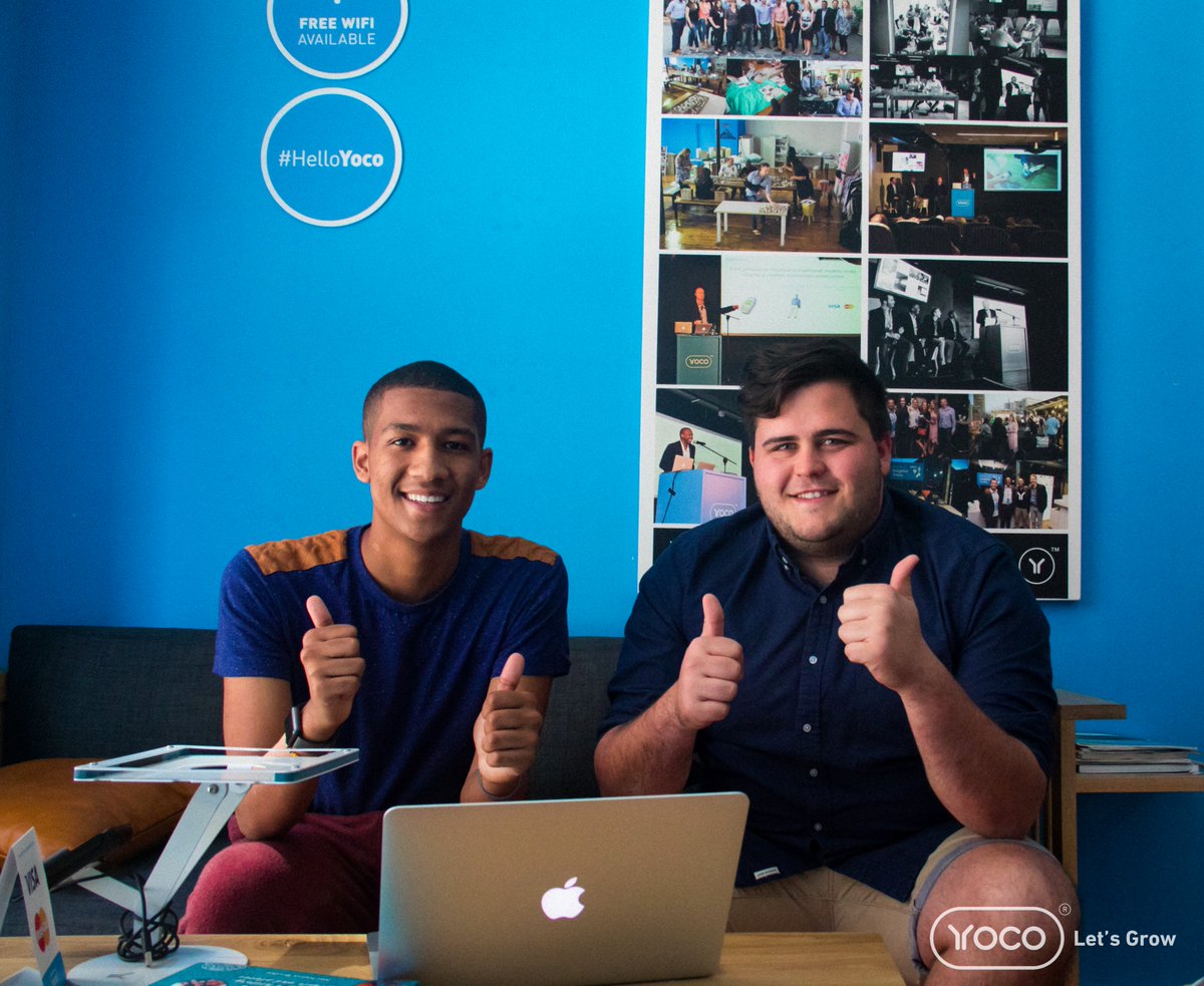 Congrats to Chad &amp; the <a href="/Re_Fresh_cpt/">Re:Fresh</a> team on winning their own Yoco card reader with <a href="/UCTupstarts/">UCTupstarts</a>! You're doing great things #YocoFamily