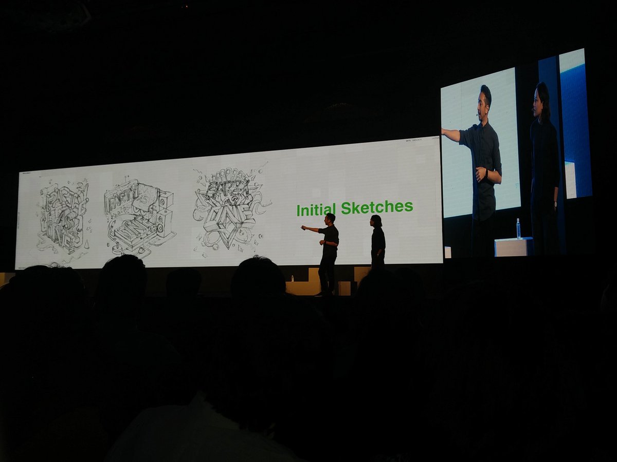 sidhugurdev's tweet photo. seen their work on behance and liked them many times! Listening to them abt how they made them, is truly inspirational! @machineast #kdy https://t.co/QG8TCyzmID