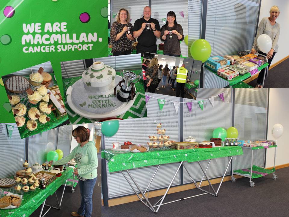 InstarmacGroup's tweet photo. Fun with coffee and cake this morning! #supportingmacmillan #MacmillanCoffeeMorning @macmillancoffee https://t.co/dKtHy66E0w