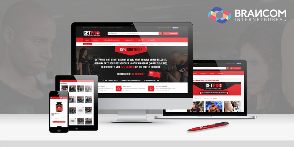 BrancomBV's tweet photo. Voor #GetPro hebben wij de #webshop en #community gemaakt. #trainingsschema #voedingsschema Interessant? https://t.co/lWiLKaaDJ7 https://t.co/UZUQj5HDTH