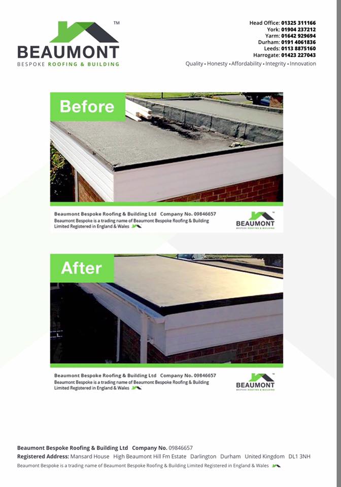 BeaumontBespoke's tweet photo. Yet another flat roof transformation from mineral felt to RubberBond fleece back EPDM with life expectancy up to 50 years.DM us for a survey https://t.co/3e3oosgVfF