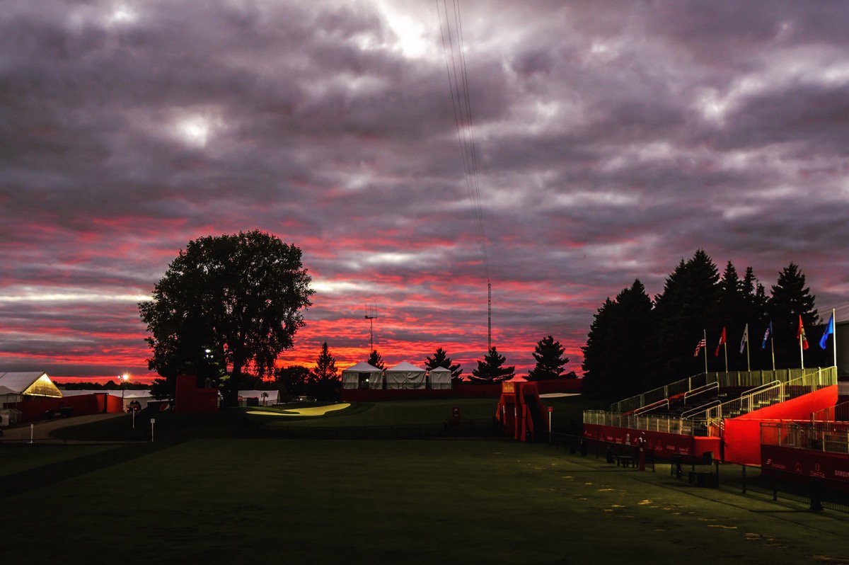 Good morning. 

It's here. 

#RyderCup
#TeamEurope 
#GoUSA