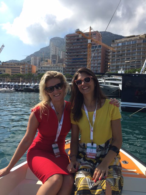 TaylorHowes_HB's tweet photo. @TaylorHowes team debuting at the Monaco Yacht Show #monacoyachtshow #yachtdesign #boatride https://t.co/J1ndb0IHbq