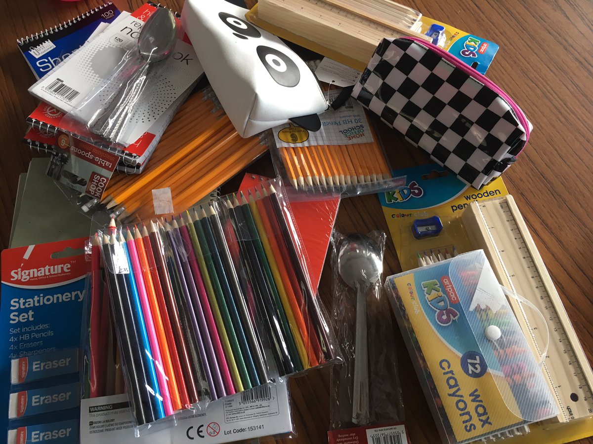 SaintRochsPS's tweet photo. P7/6's #BackpackAppeal for @MarysMeals is well underway 👏🏼📝🎒 https://t.co/a1tJy4ChyZ