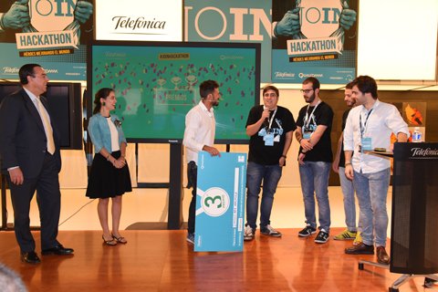 Telefonica's tweet photo. Telefónica celebra un #Hackathon y premia las mejores ideas de los jóvenes a través de Join 
https://t.co/romRFUenaO #joinhackathon https://t.co/rZ4r79y2MJ