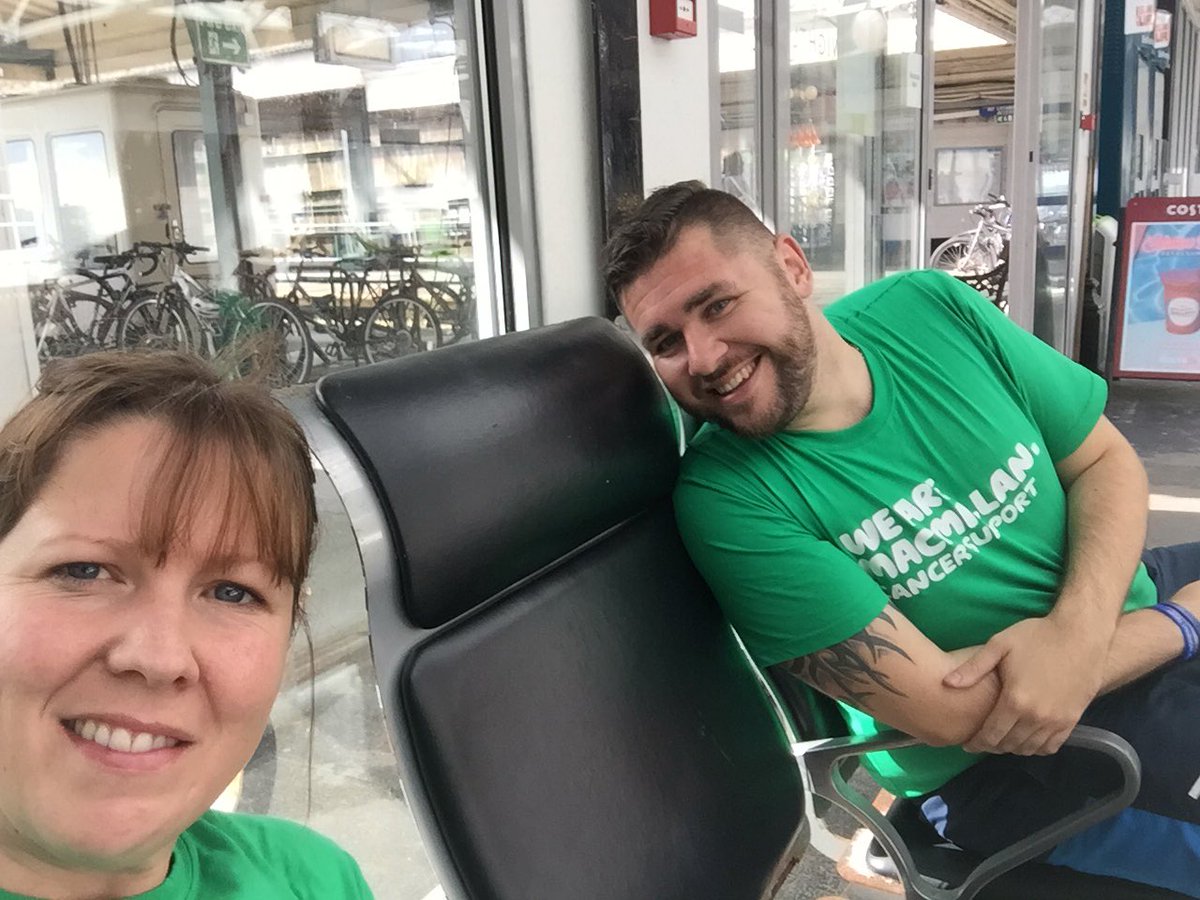 dawnmfrith's tweet photo. At the ferry heading to the mainland 40k down and loved the iow! Branches look gr8 supporting macmillan! Well done!we are half way #@SCCNBS https://t.co/HxrGJjB4Jd