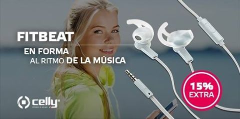 Celly_spain's tweet photo. ¡Música para celebrar que es viernes! En forma al ritmo de la música #FITBEAT #FelizFinde #auriculares #fitness https://t.co/D7mPGEB85c