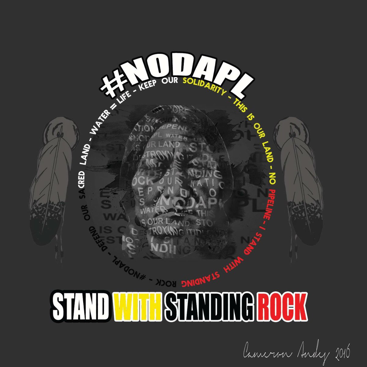 cameronmpfm's tweet photo. #NoDAPL #StandingRock #graphicdesign #adobe #photoshop https://t.co/OIMDnSL65x