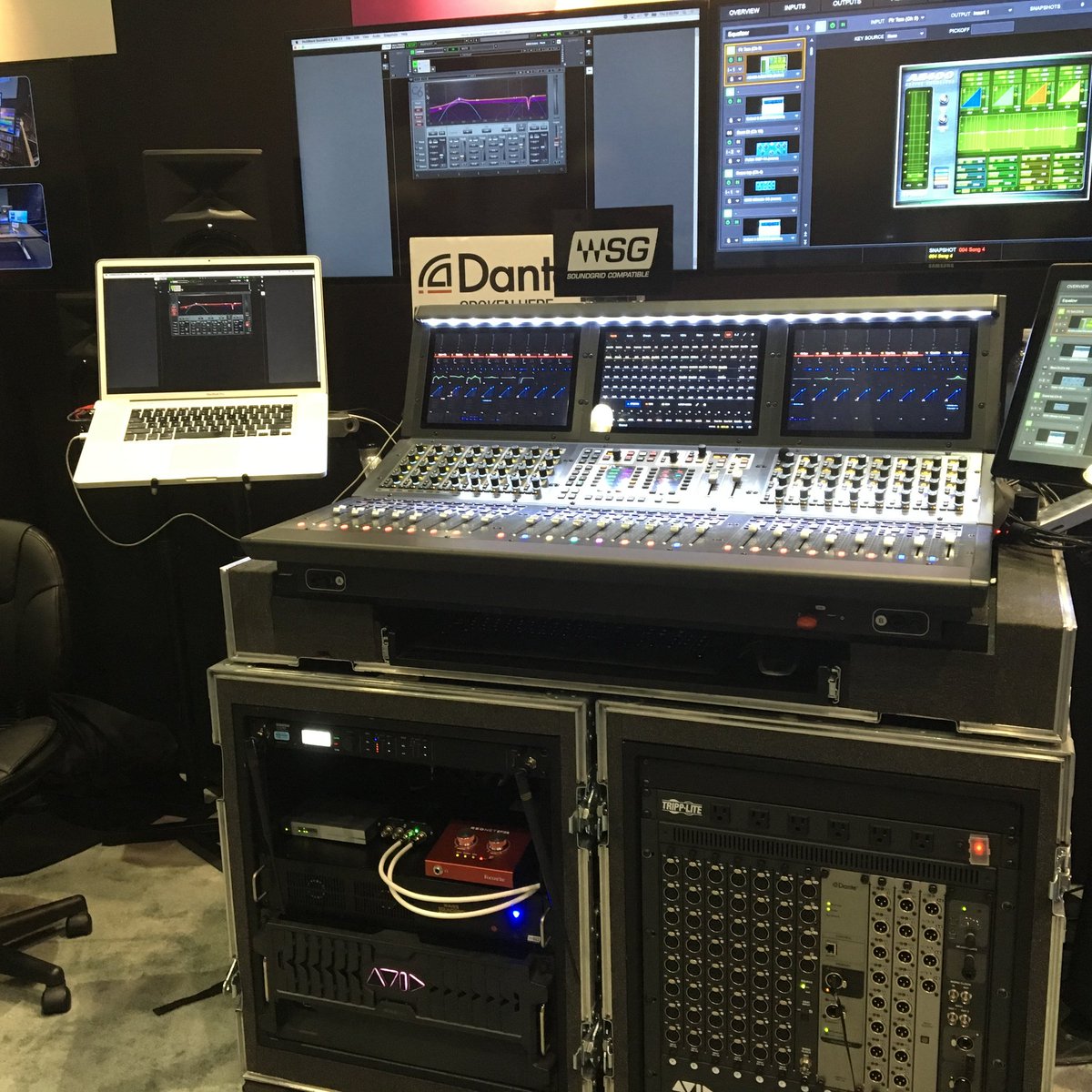 Straight from <a href="/AESorg/">Audio Engineering Society</a> - MultiRack, <a href="/DiGi_Grid/">DiGiGrid</a> MGB and SoundGrid Extreme Server hooked up to an <a href="/Avid/">Avid</a> S6L!

#AES2016 #AESLA
