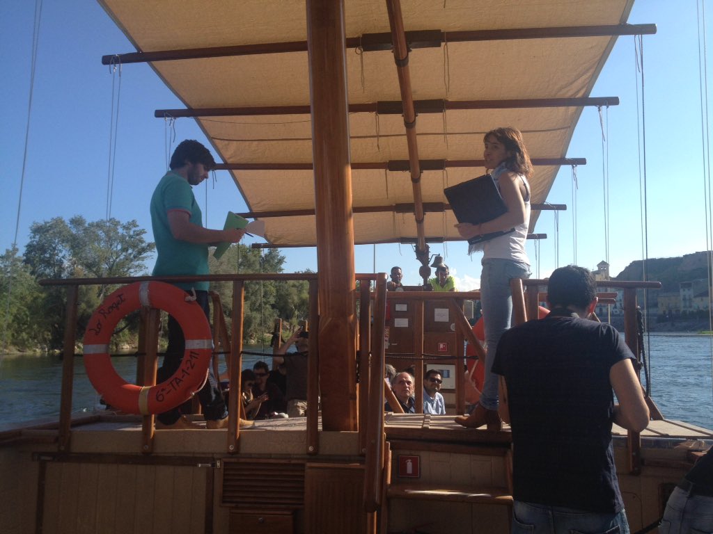 Comencem amb la sessió de reptes i tendències del #coworking a bord del llagut "lo roget" #coworkingDay2016