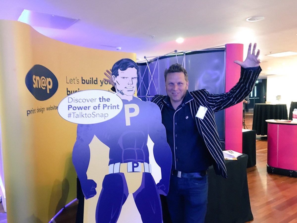 SnapIreland's tweet photo. If you ever need to visualise the #PowerofPrint! Check out the fun we had with #Printman at yesterday's Conference https://t.co/yKgoEsrdRJ https://t.co/cm2OBhJRHL