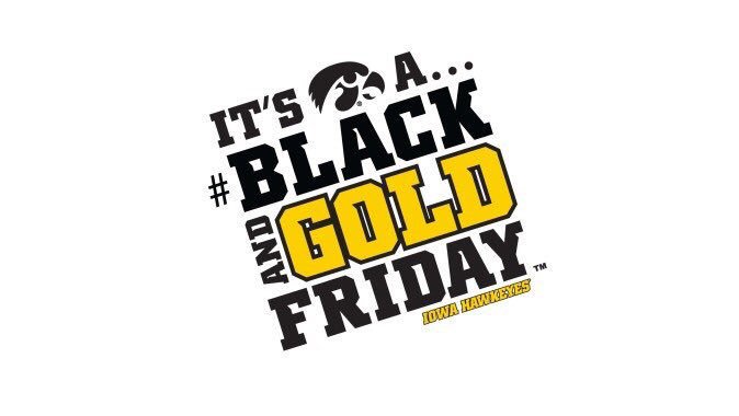 TheIowaHawkeyes's tweet photo. ⚫️💛⚫️💛⚫️ #Hawkeyes https://t.co/mSpsHPmuxX