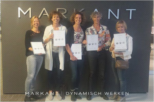 MarkantOffice's tweet image. Gisteren waren vijf ergotherapeuten bij ons te gast om de training Dynamisch Werken te volgen. #DynamischWerken #minderzitten