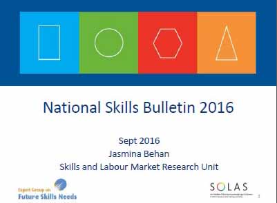 DeptEnterprise's tweet photo. The EGFSN's National Skills Bulletin 2016 has been published today. To check out the Bulletin: https://t.co/h8XJoJZvjy https://t.co/ydMdOWPTFA