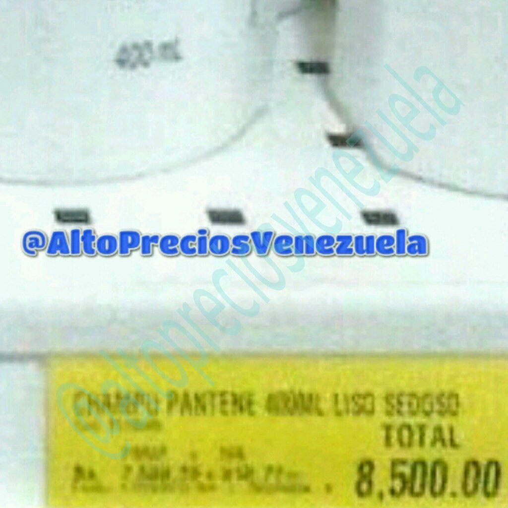 Sampoo Pantene | Foto: @AltosPreciosVenezuela