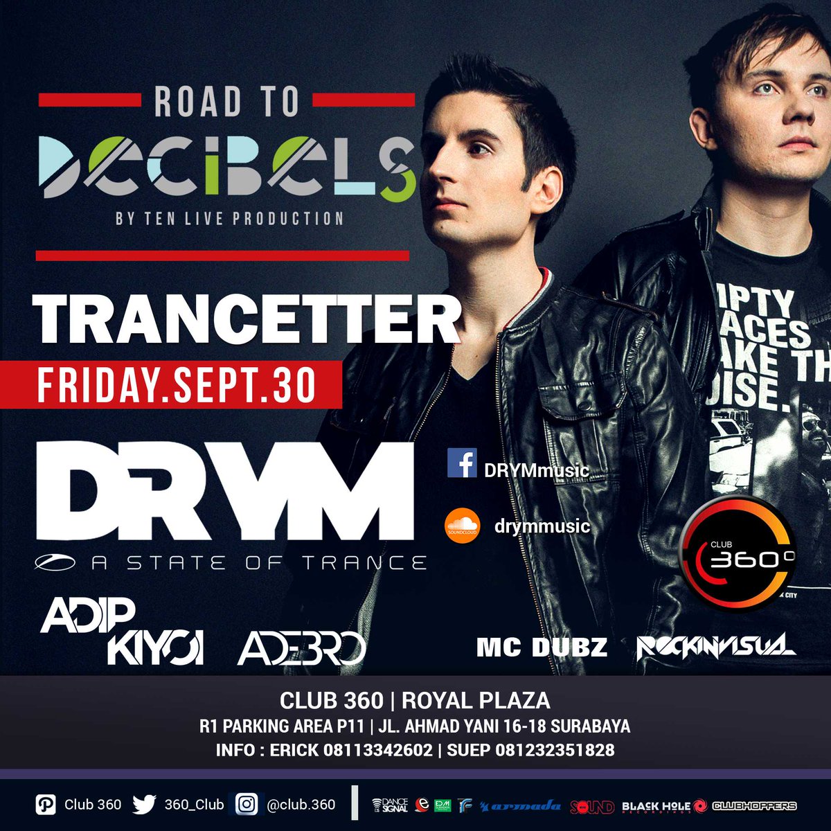 Tonight <a href="/360_Club/">Club 360°</a> TRANCETTER w/ @DRYMmusic cc <a href="/EDMRavers_ID/">EDM Ravers Indonesia</a> <a href="/RaveColony/">Rave Colony</a> <a href="/ravelex/">Ravelex Dot Net</a> <a href="/EventBooming/">EventBooming</a> <a href="/sbytrancefamily/">SBY TRANCE FAMILY</a>