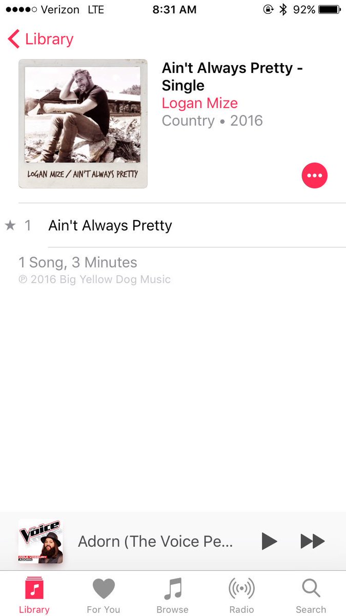 k8t_bugg's tweet photo. Loving this new song Bobby played this morning!Great way to start Friday.Amazing song @LoganMize #HappyFriday #Love https://t.co/603TLEVFO6