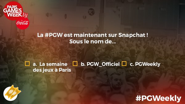 ParisGamesWeek's tweet image. 🎁 #RT &amp;amp; #Follow + donne la bonne réponse pour tenter de gagner 2 entrées pour la #PGW ! #PGWeekly fin 03/10