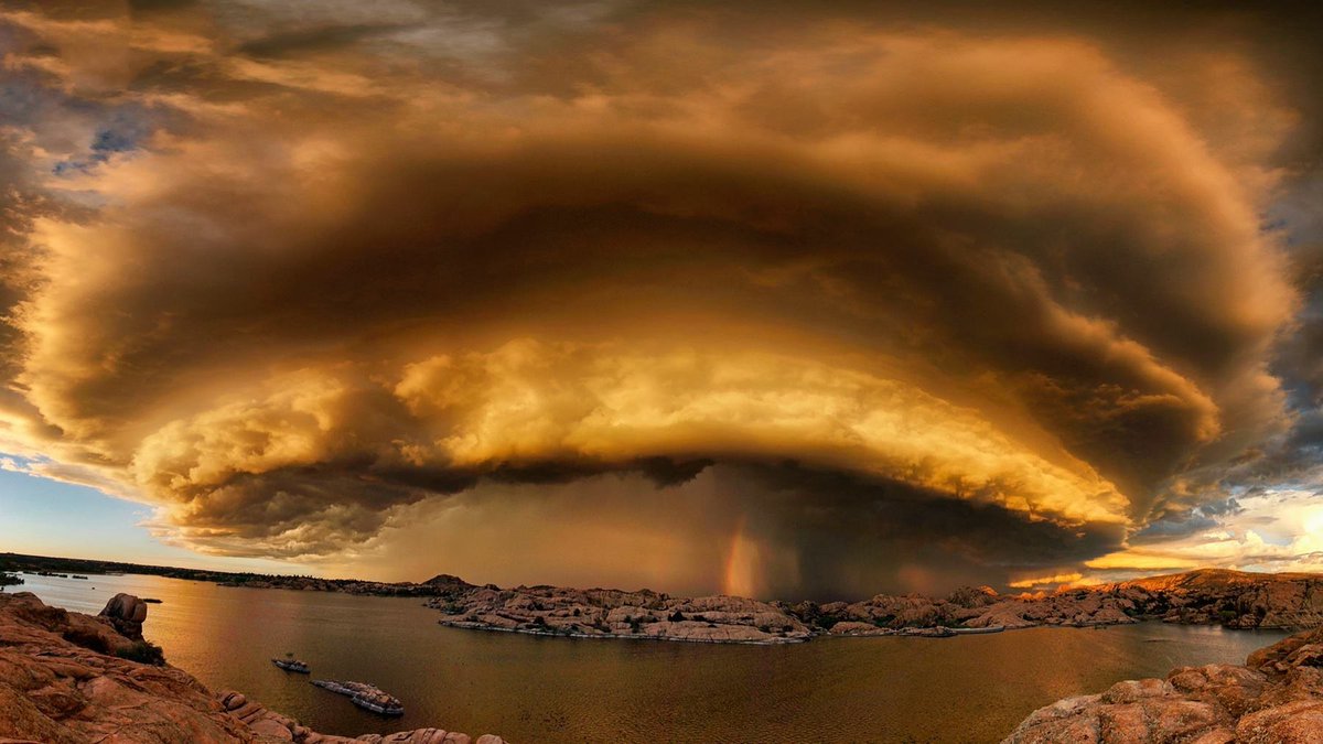Storm Cell Over Prescott, Arizona