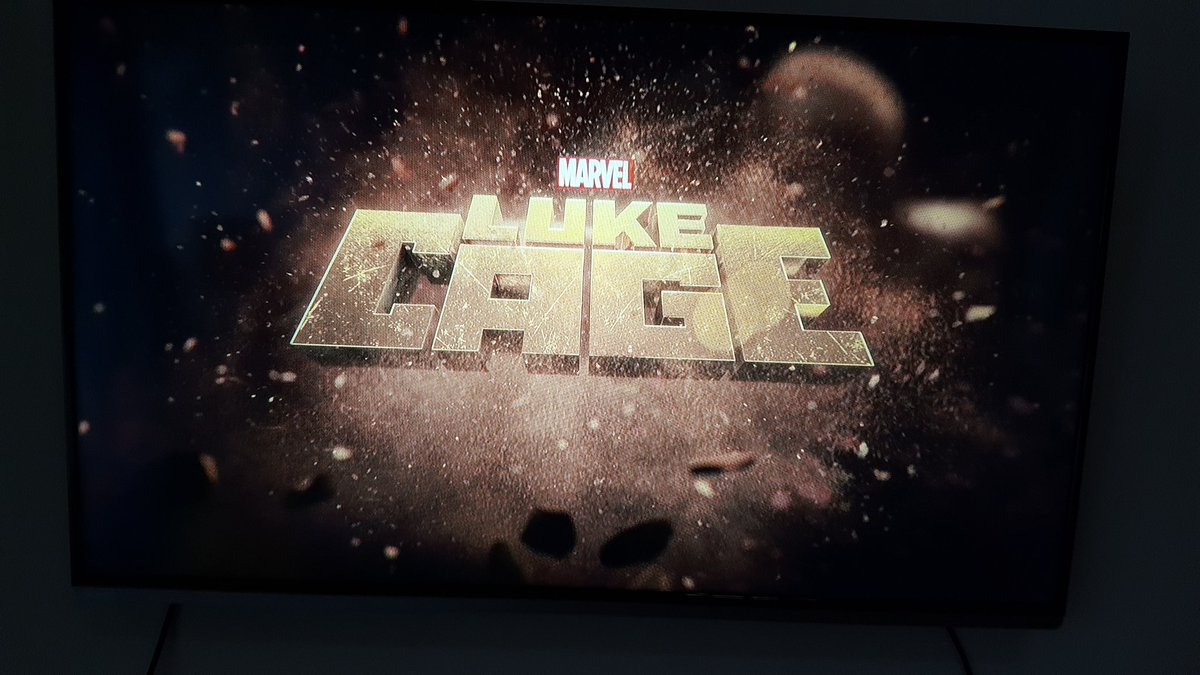 DrJasonJohnson's tweet photo. Can't watch #LukeCage tonight - but can't tweet about it and give spoilers during the day #BlerdProblems ๐ฃ๐ https://t.co/B1WxHrIcba