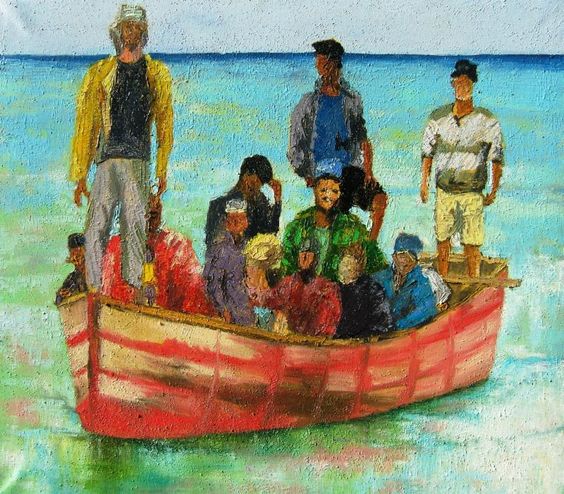 carib_painters's tweet photo. ‘Drifting Dream' by Gordon Solome #CaymanIslands #Caribbean #art #inspiration #followart #twitart #iloveart #caribbeanart #iloveart #boat https://t.co/Cvo4nKFg24