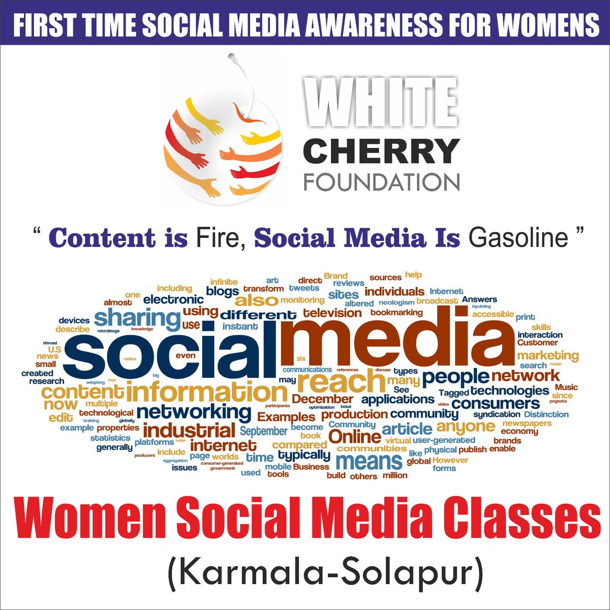 whitecherry99's tweet photo. 1st #SocialMedia Classes for Womens of #RularArea in #Karmala opening at 15oct @NiteshNRane @meNeeleshNRane @MeNarayanRane @CMOMaharashtra https://t.co/UrlaOaUA7W