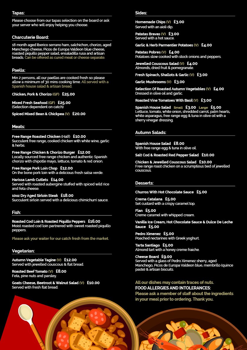 Compleat Tapas offering #authentic #Spanish food in #Colchester #Essex 
#food #Spain