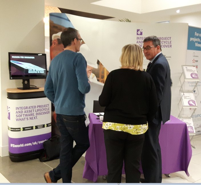 IFSUK's tweet photo. Great couple of days at Digitally Building Britain #comit2016 @COMobileIT #IFS #construction https://t.co/aBK18HhDtI