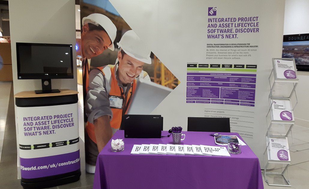 IFSUK's tweet photo. Great couple of days at Digitally Building Britain #comit2016 @COMobileIT #IFS #construction https://t.co/aBK18HhDtI