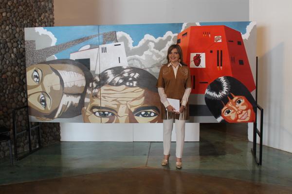 libertadgarcia's tweet photo. Un mural que habla de espacios recuperados y talento tamaulipeco. Gracias Tony y  @luzma777 por su arte l! @ITCA_ https://t.co/kavNHbSTe5
