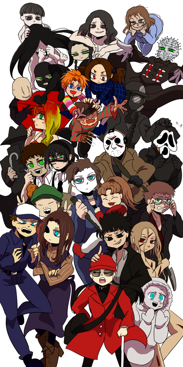 ふぁぼされた数だけホラー映画キャラを1枚にまとめて描く Twitter Search ふぁぼされた数だけホラー映画キャラを1枚にまとめて描く Twitter Search